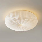 Lampa sufitowa nowoczesna led japandi muszla