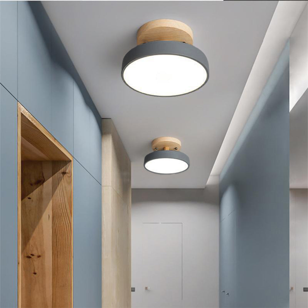Lampa sufitowa nowoczesna led kompaktowa natynkowa