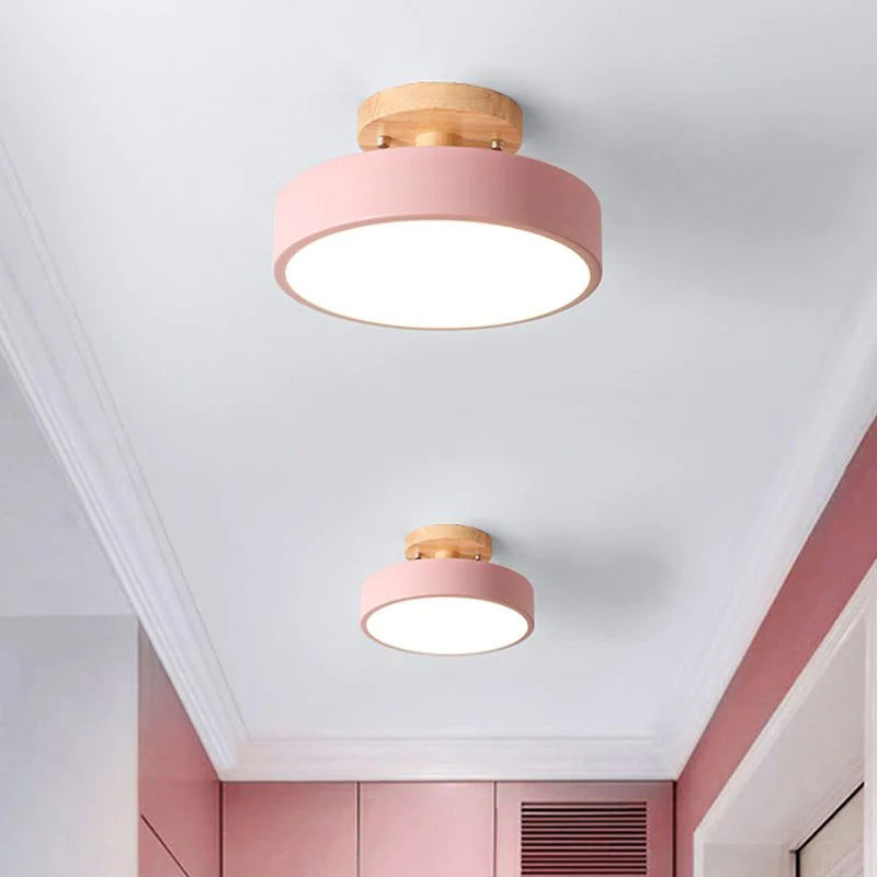 Lampa sufitowa nowoczesna led kompaktowa natynkowa
