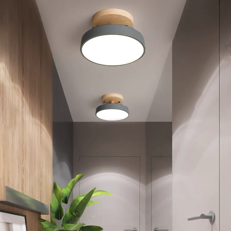 Lampa sufitowa nowoczesna led kompaktowa natynkowa