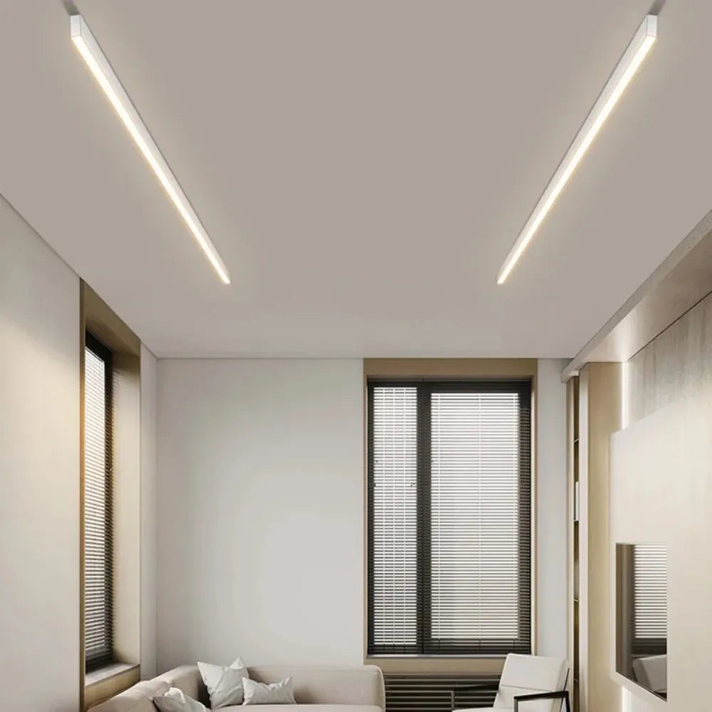 Lampa sufitowa nowoczesna liniowa LED