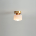Lampa sufitowa nowoczesna minimalistyczna półplafonowa