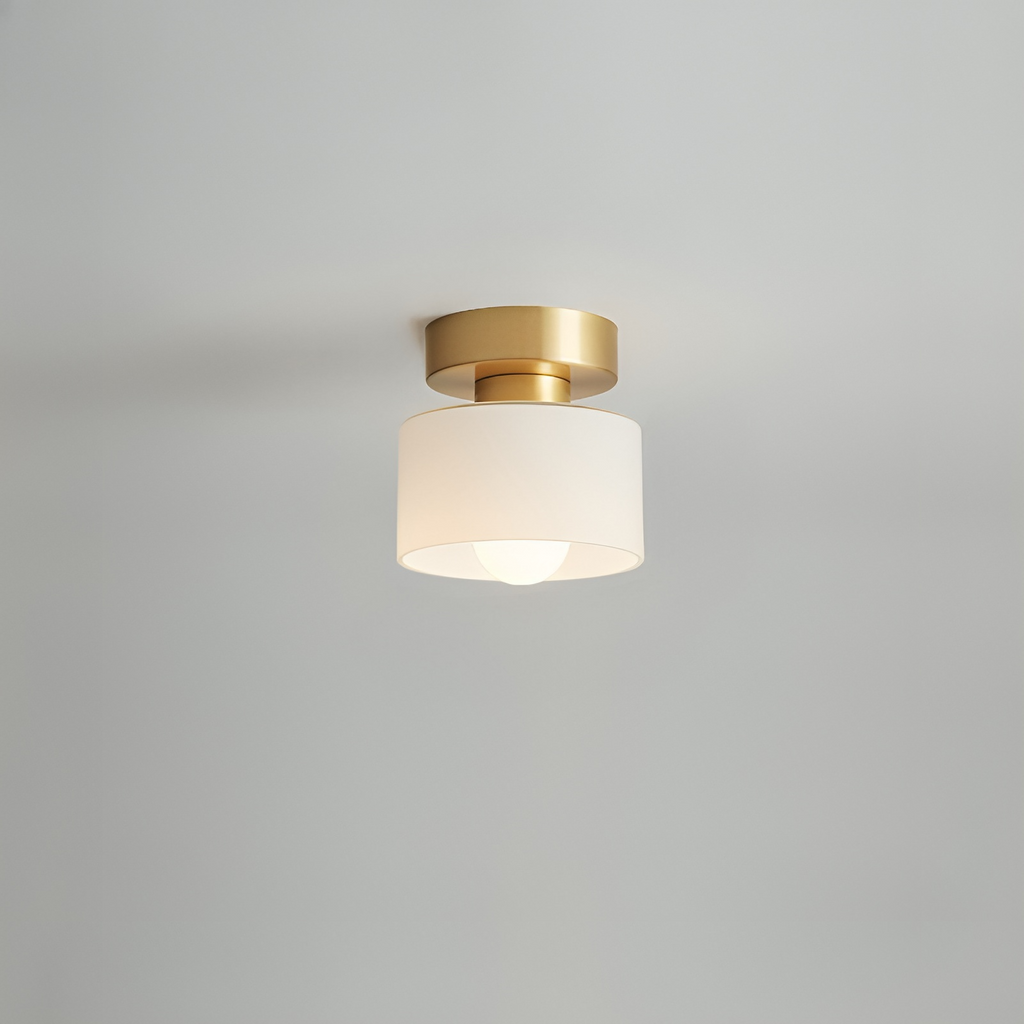 Lampa sufitowa nowoczesna minimalistyczna półplafonowa