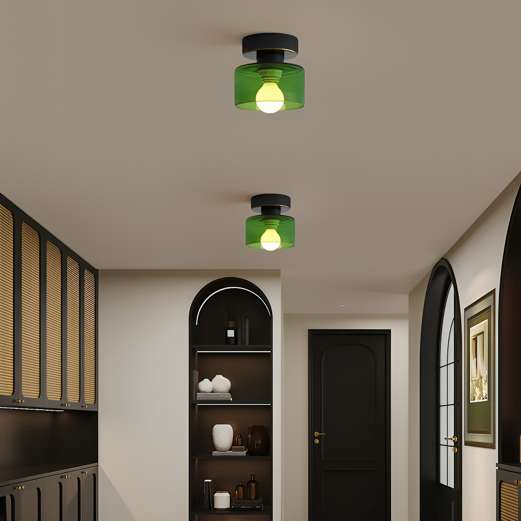Lampa sufitowa nowoczesna minimalistyczna półplafonowa