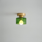 Lampa sufitowa nowoczesna minimalistyczna półplafonowa