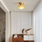Lampa sufitowa nowoczesna minimalistyczna półplafonowa