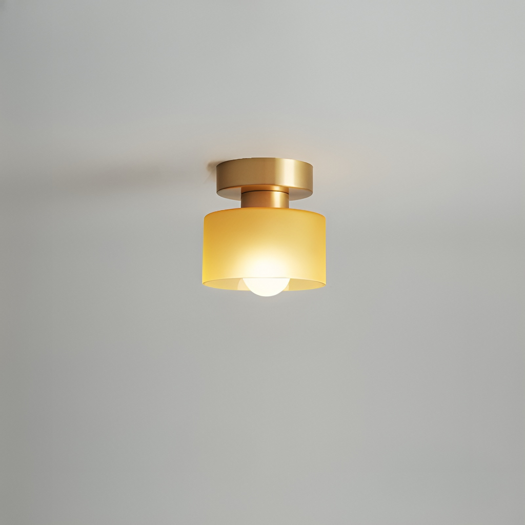 Lampa sufitowa nowoczesna minimalistyczna półplafonowa
