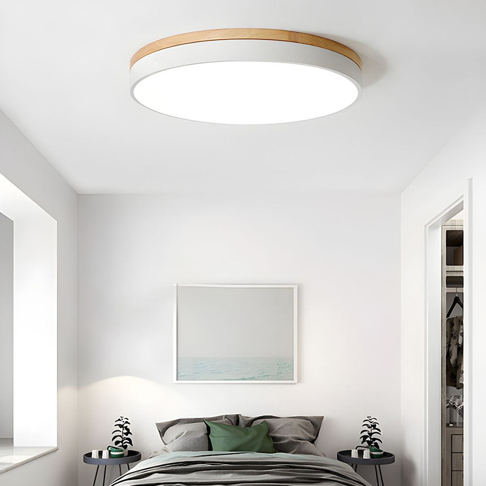 Lampa sufitowa nowoczesna okrągła LED natynkowa