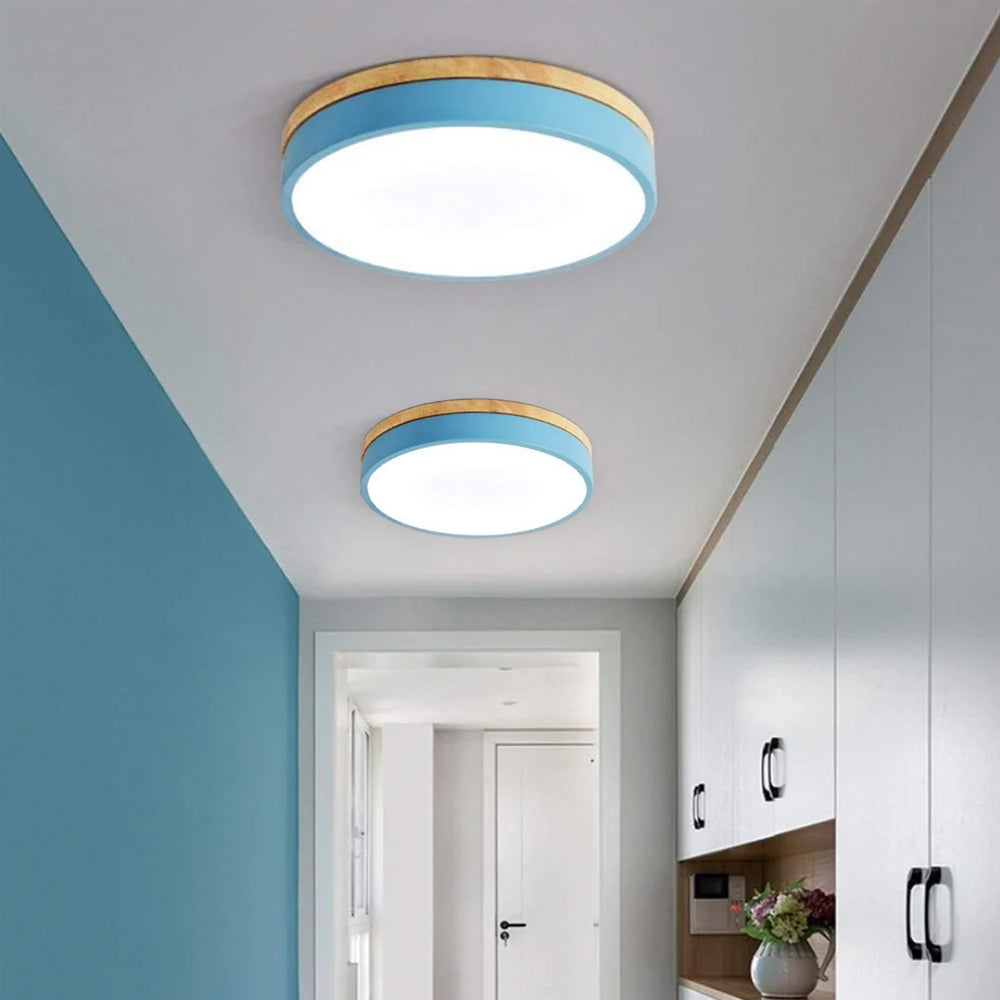 Lampa sufitowa nowoczesna okrągła LED natynkowa