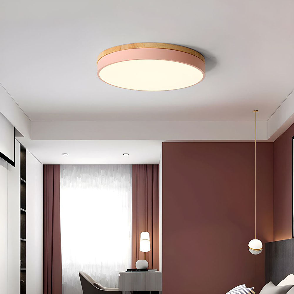 Lampa sufitowa nowoczesna okrągła LED natynkowa