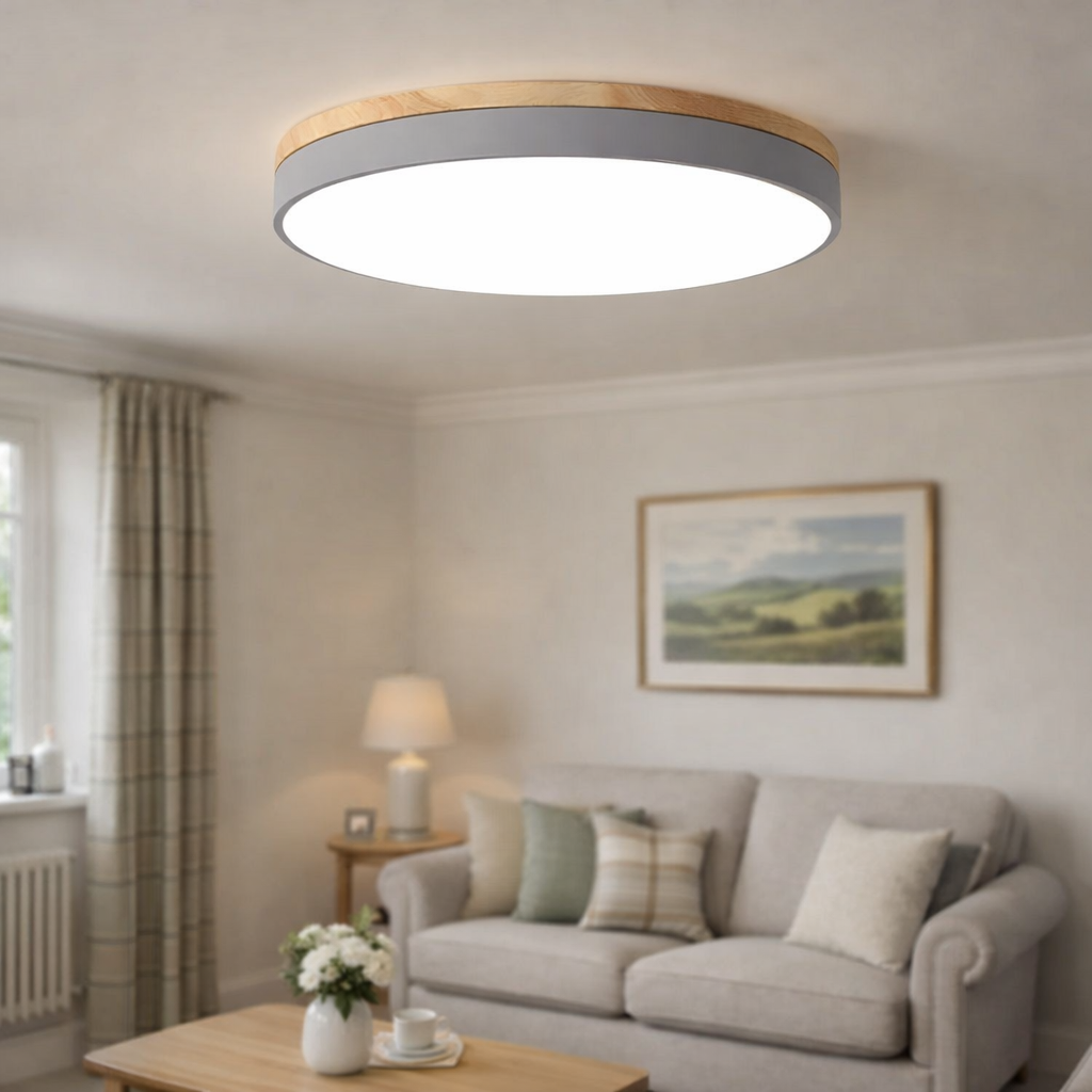 Lampa sufitowa nowoczesna okrągła LED natynkowa