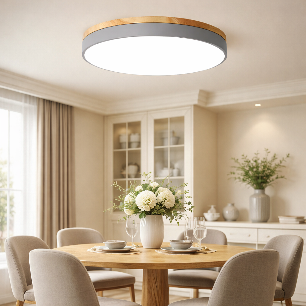 Lampa sufitowa nowoczesna okrągła LED natynkowa