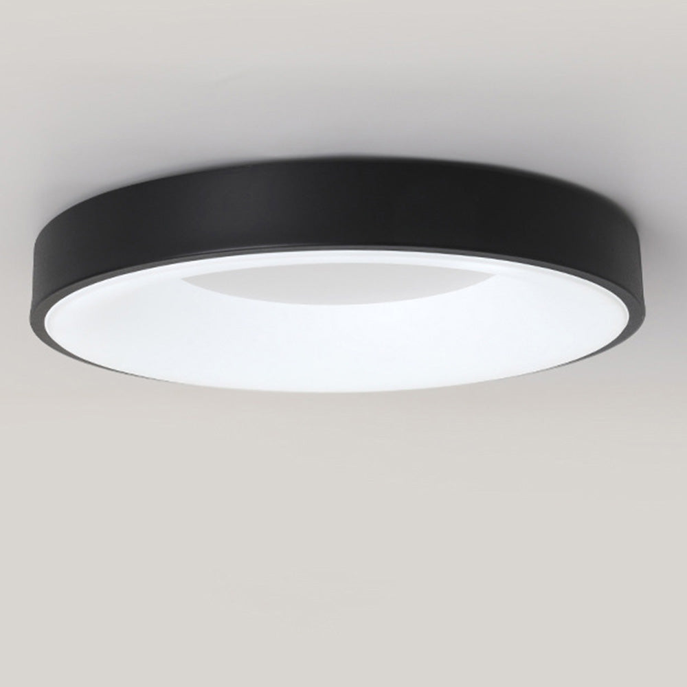Lampa sufitowa nowoczesna okrągła bębnowa LED natynkowa