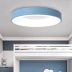 Lampa sufitowa nowoczesna okrągła bębnowa LED natynkowa