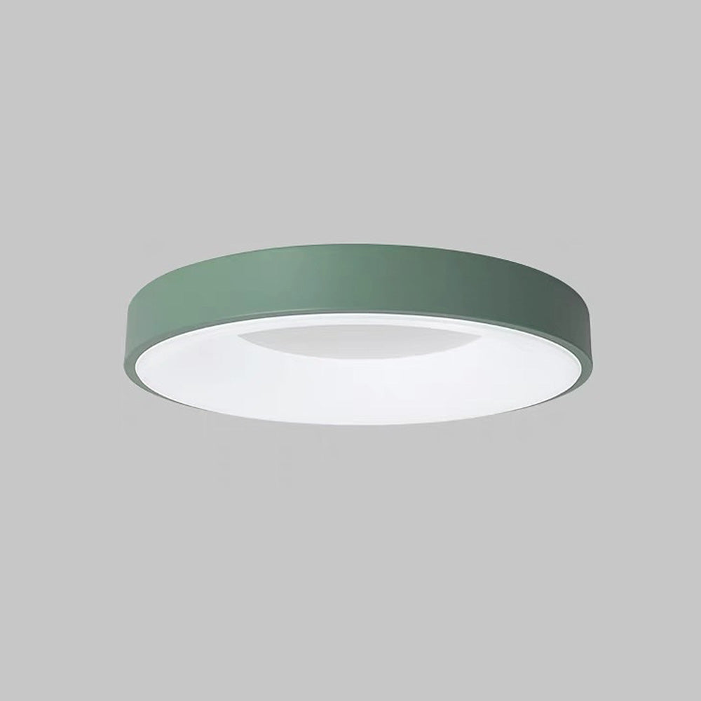 Lampa sufitowa nowoczesna okrągła bębnowa LED natynkowa