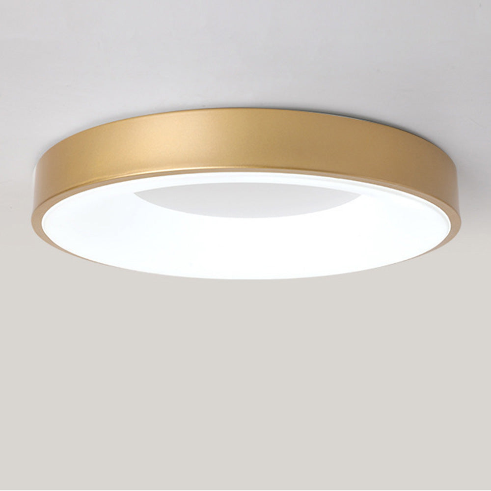 Lampa sufitowa nowoczesna okrągła bębnowa LED natynkowa