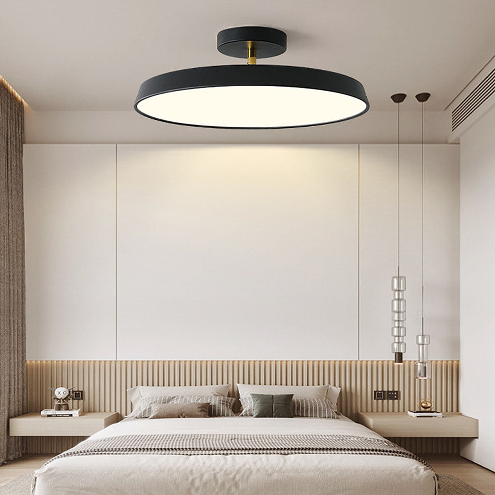 Lampa sufitowa nowoczesna okrągła minimalistyczna LED