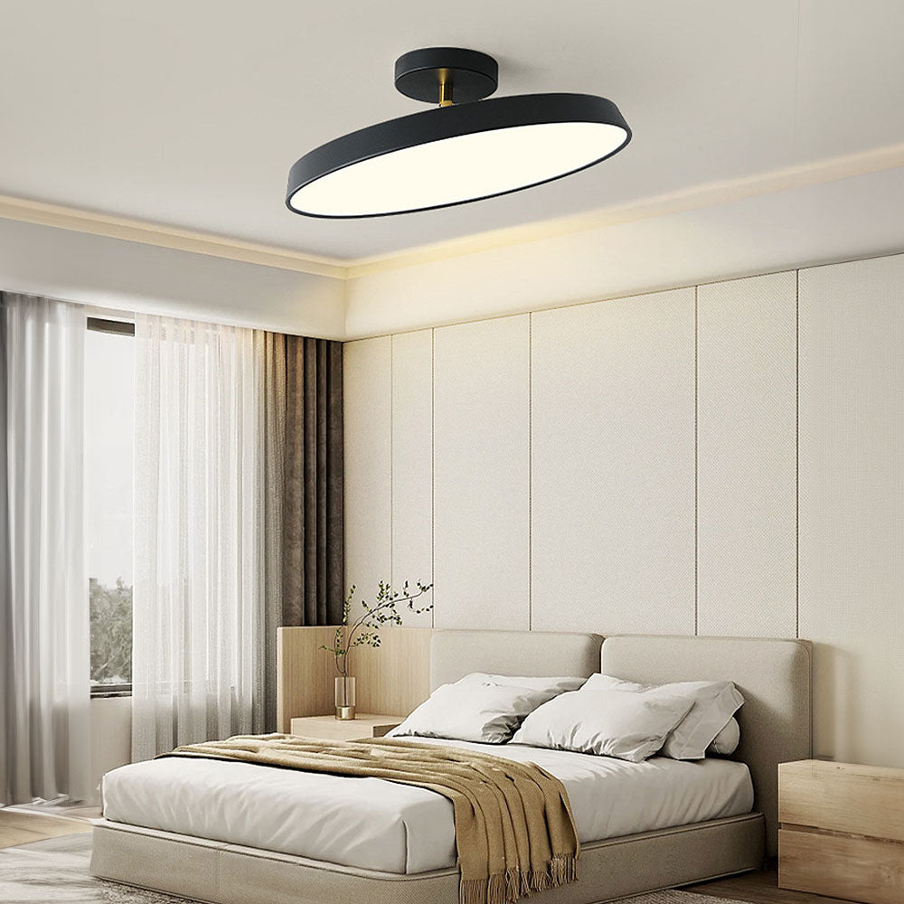 Lampa sufitowa nowoczesna okrągła minimalistyczna LED