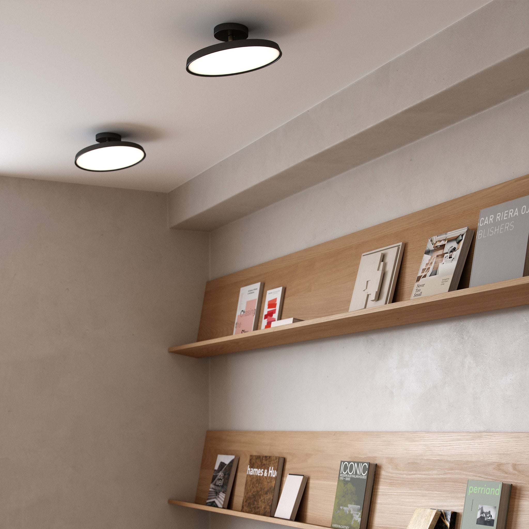 Lampa sufitowa nowoczesna okrągła minimalistyczna LED