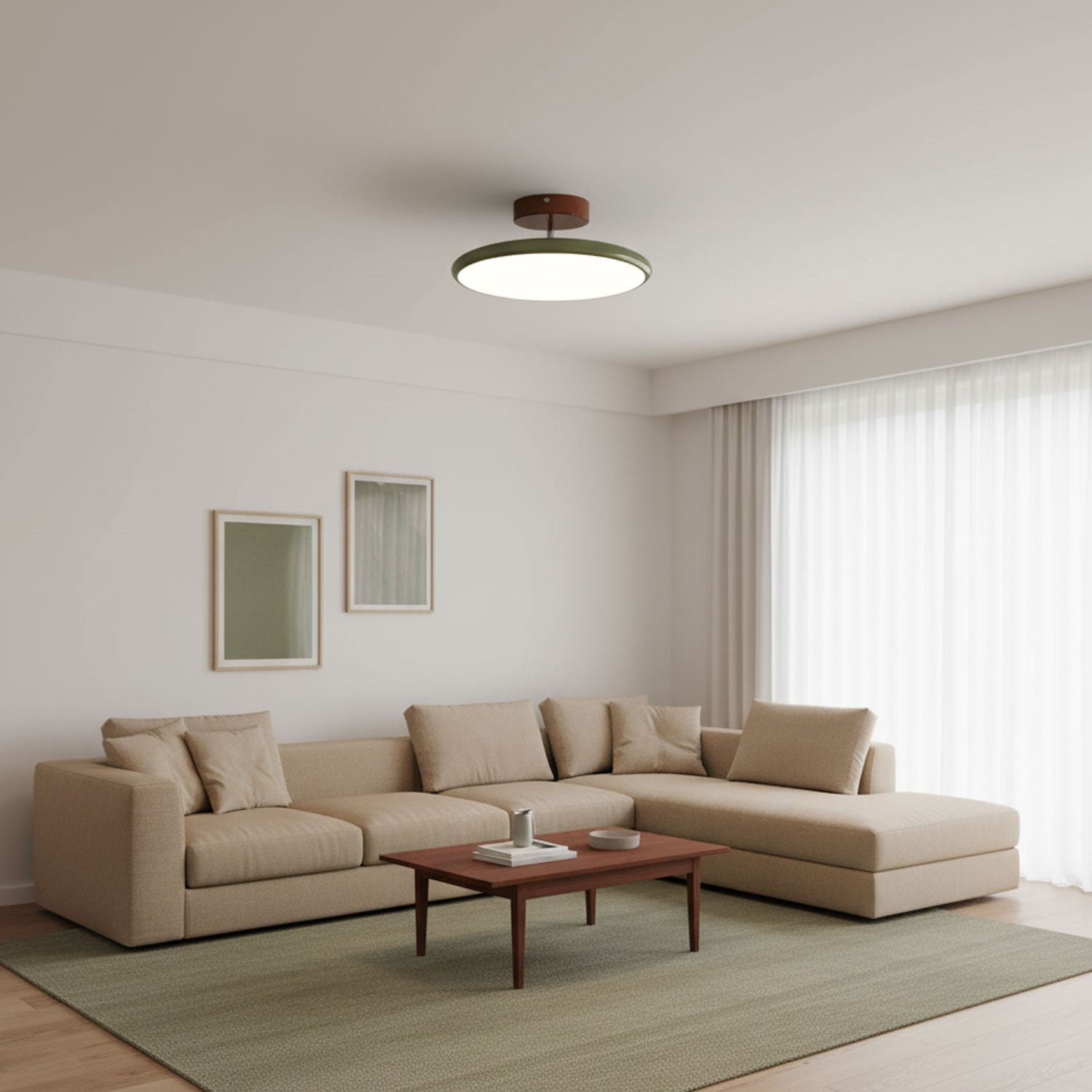 Lampa sufitowa nowoczesna regulowana led