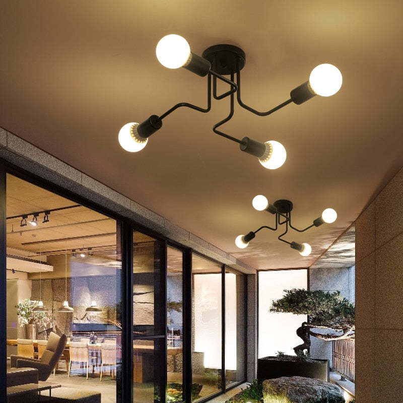 Lampa sufitowa nowoczesny geometryczny wzór