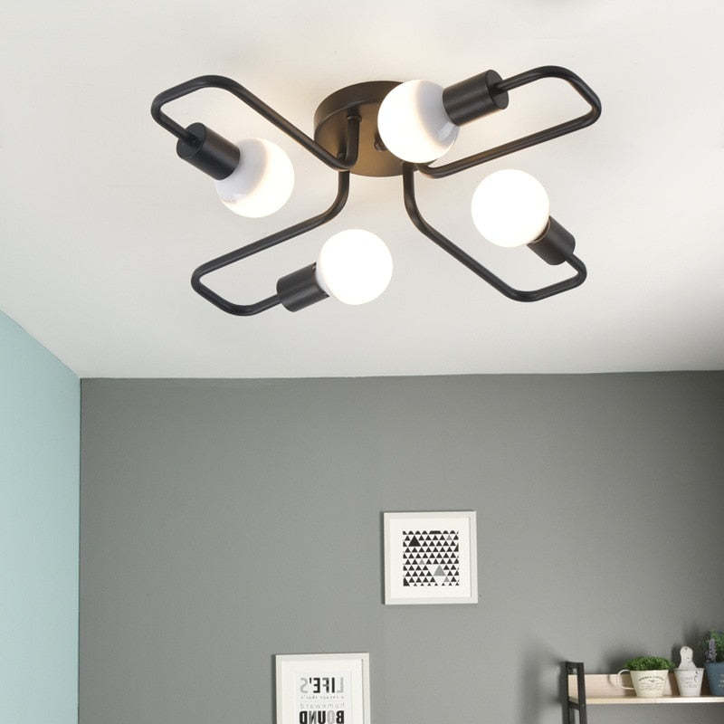 Lampa sufitowa nowoczesny geometryczny wzór