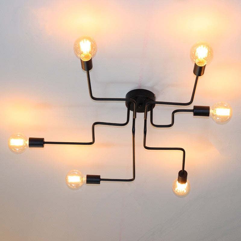 Lampa sufitowa nowoczesny geometryczny wzór