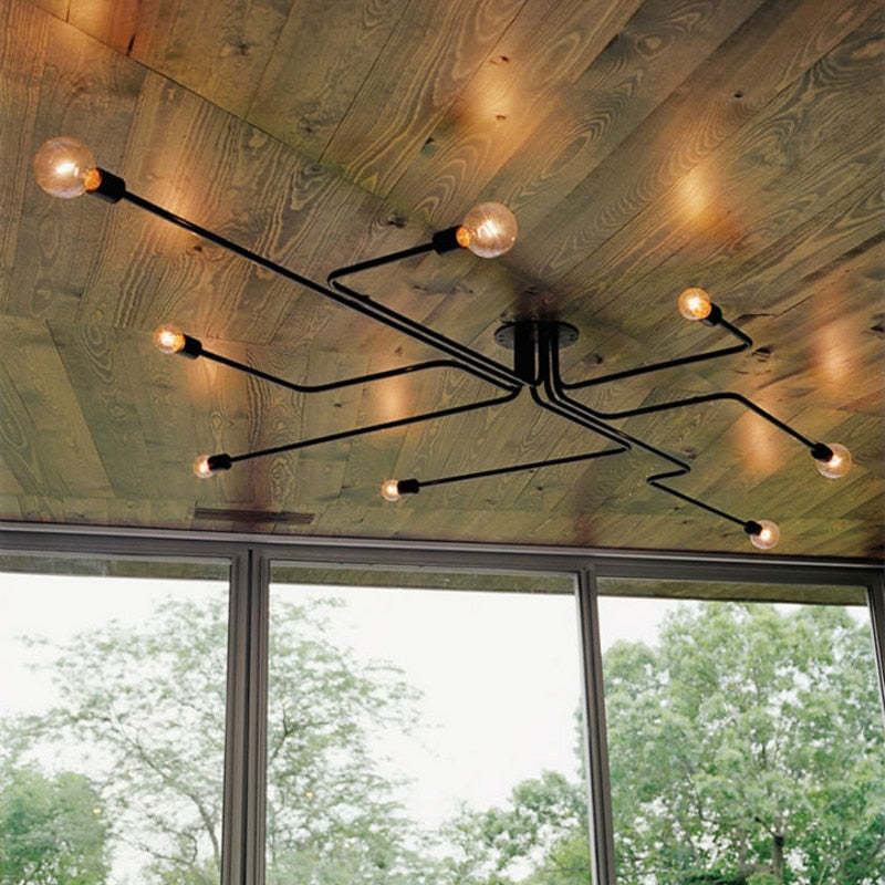 Lampa sufitowa nowoczesny geometryczny wzór