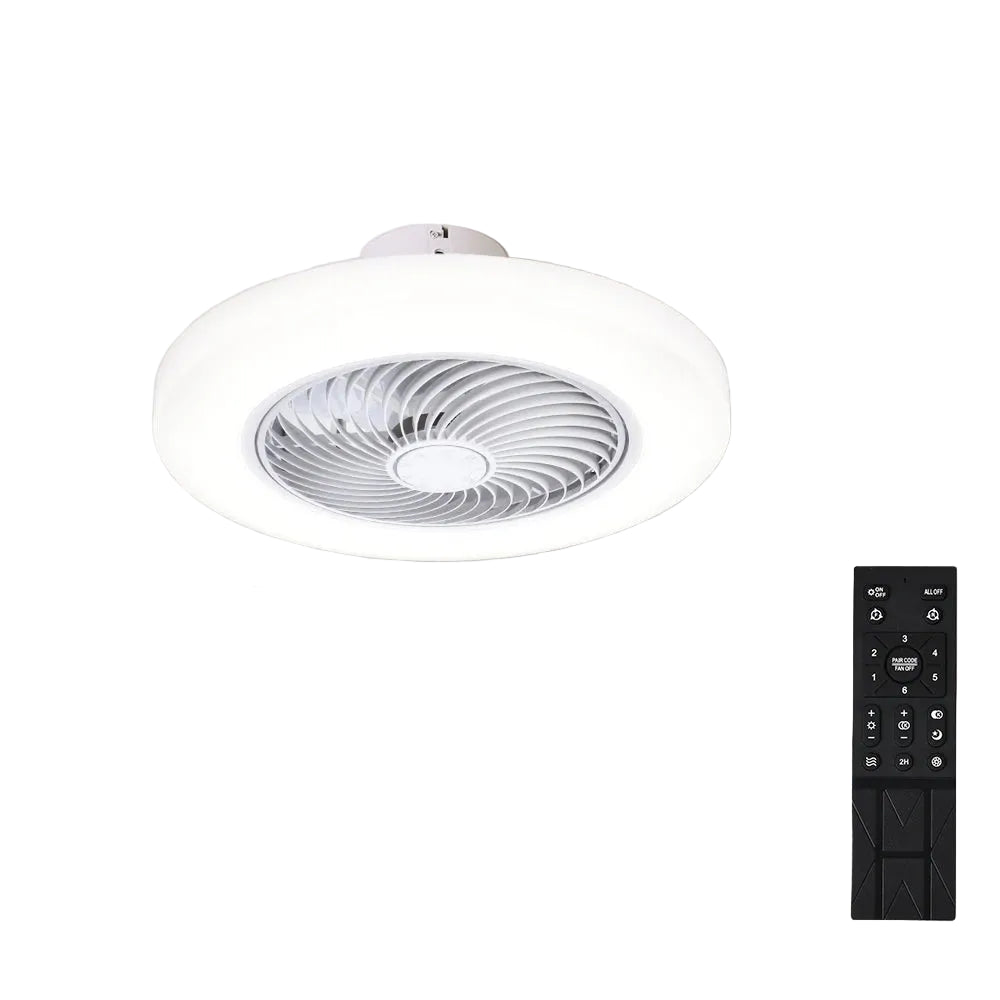 Ceiling lamp with fan LED remote control for the bedroom