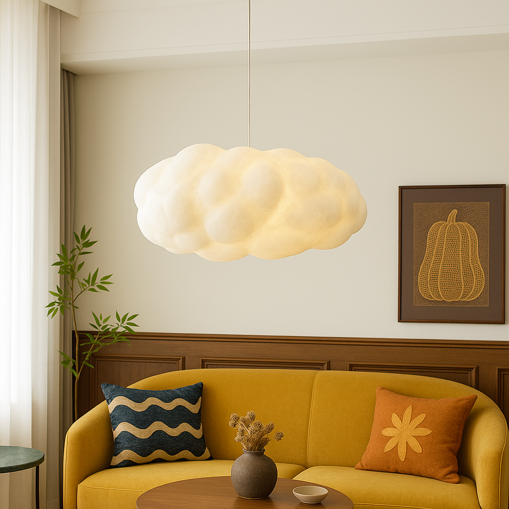 Lampa wisząca LED chmura dekoracyjna