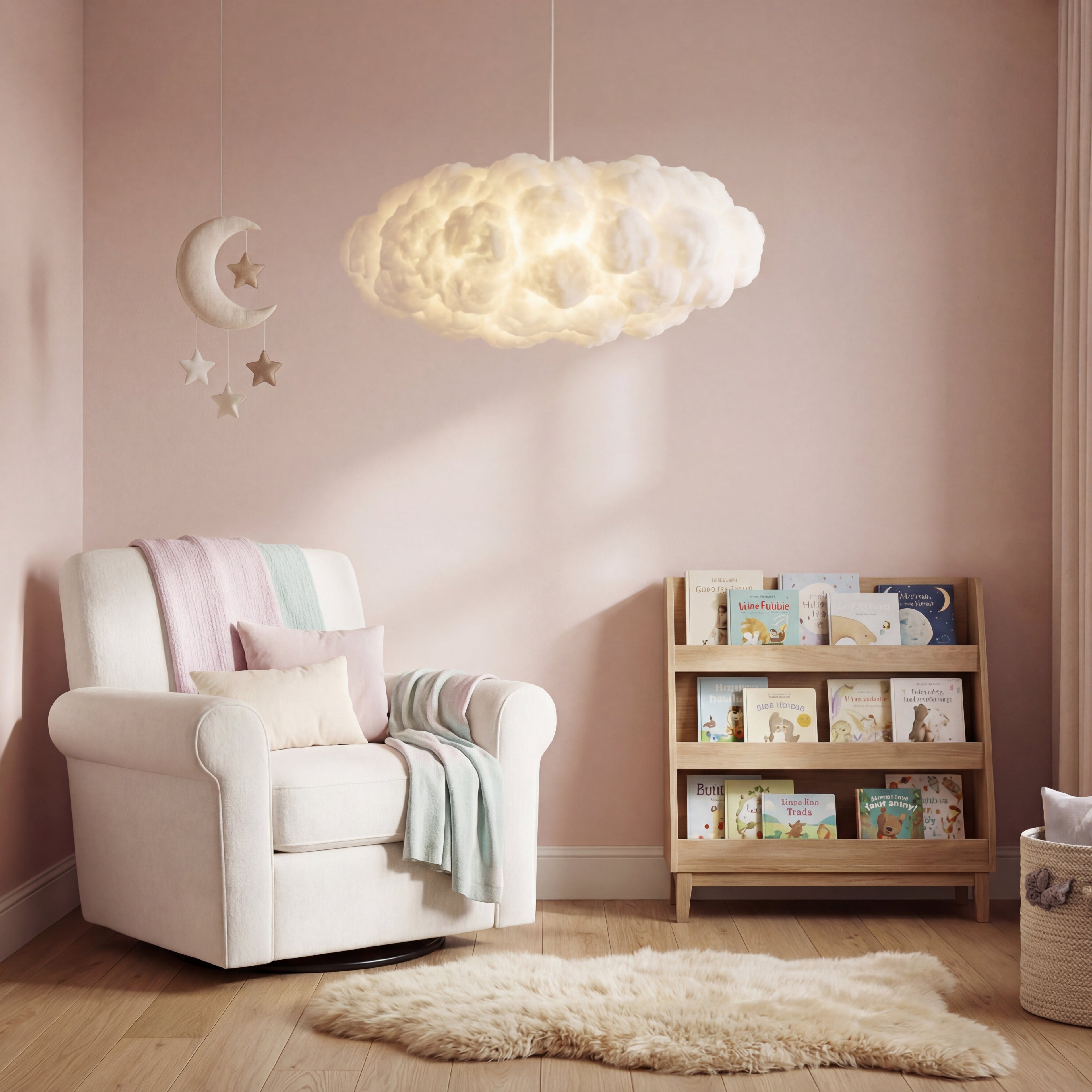 Lampa wisząca LED chmura dekoracyjna