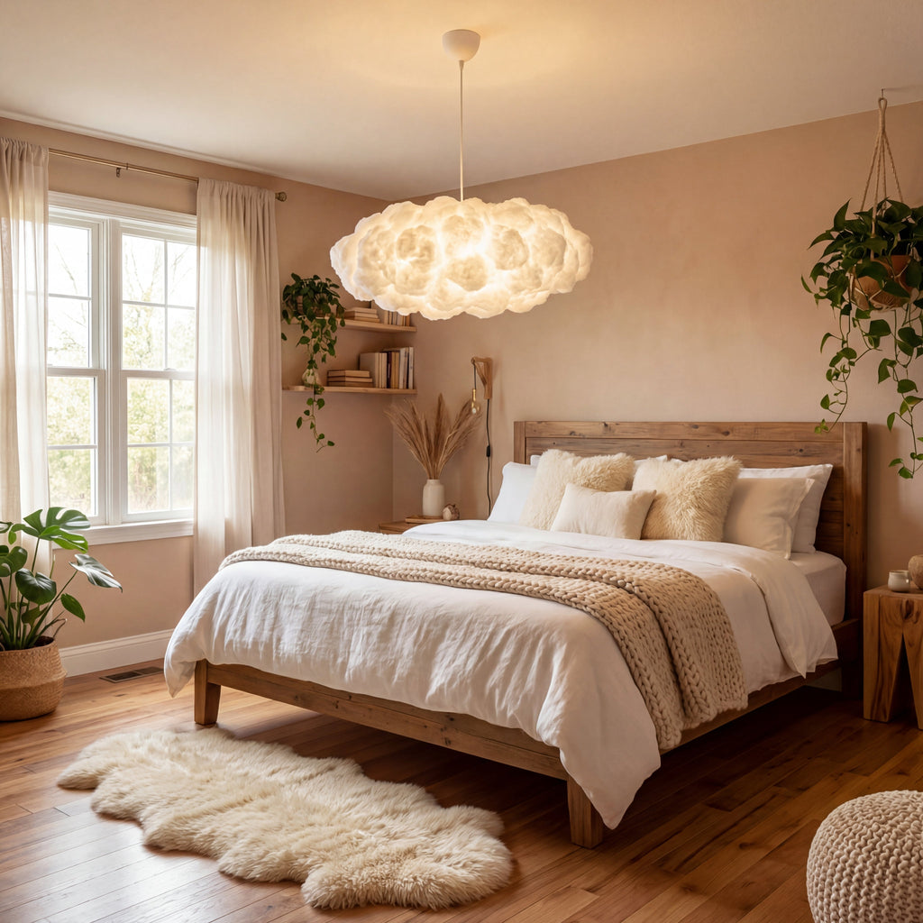 Lampa wisząca LED chmura dekoracyjna
