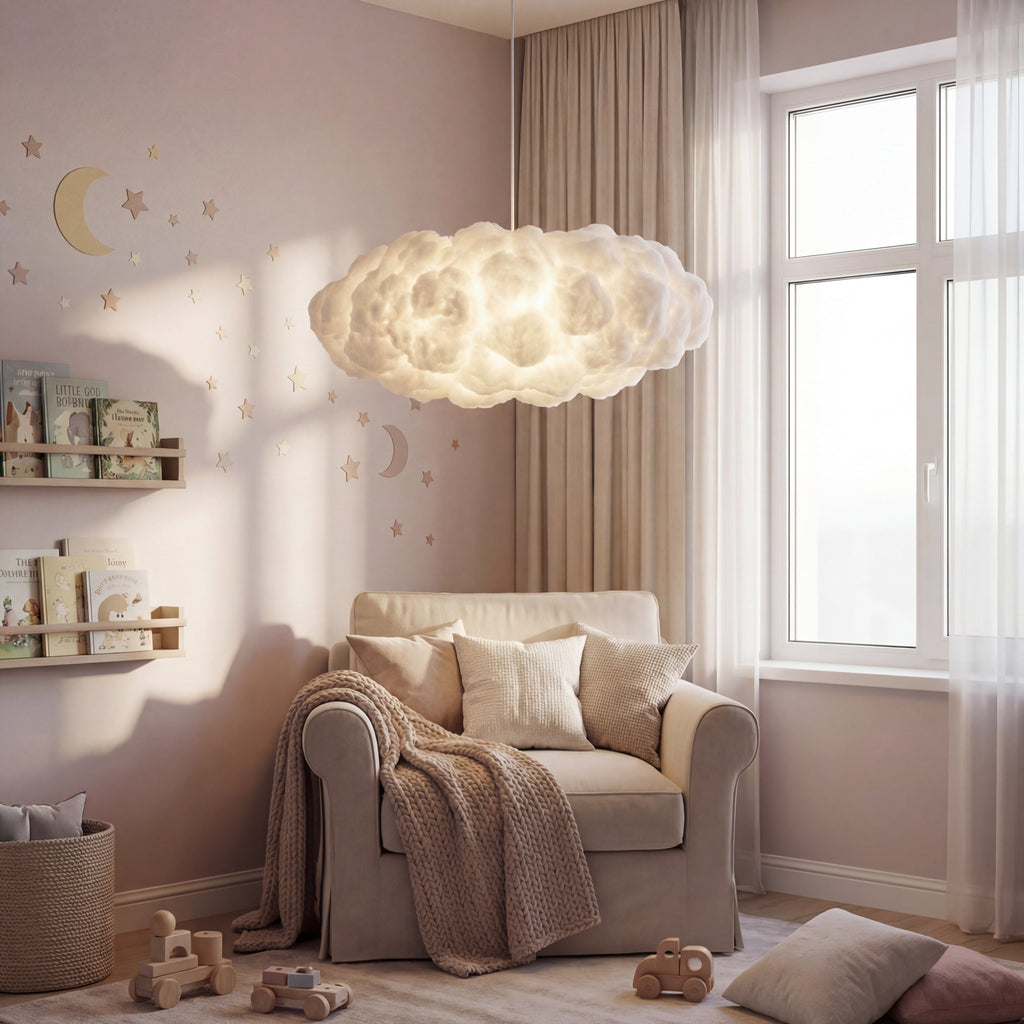 Lampa wisząca LED chmura dekoracyjna