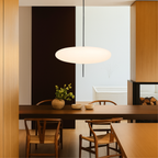 Lampa wisząca LED dysk minimalistyczna nowoczesna