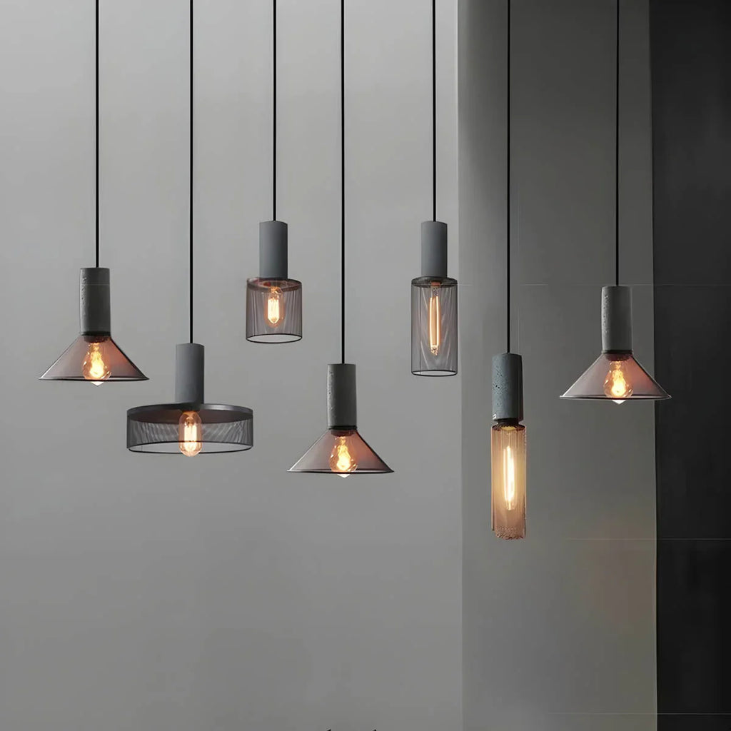 Lampa wisząca LED industrialna klatkowa