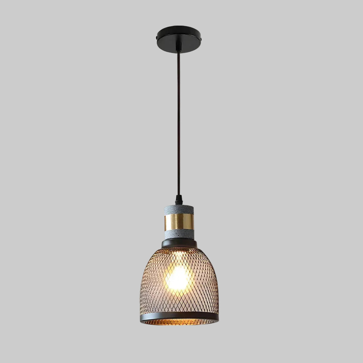 Lampa wisząca LED industrialna klatkowa