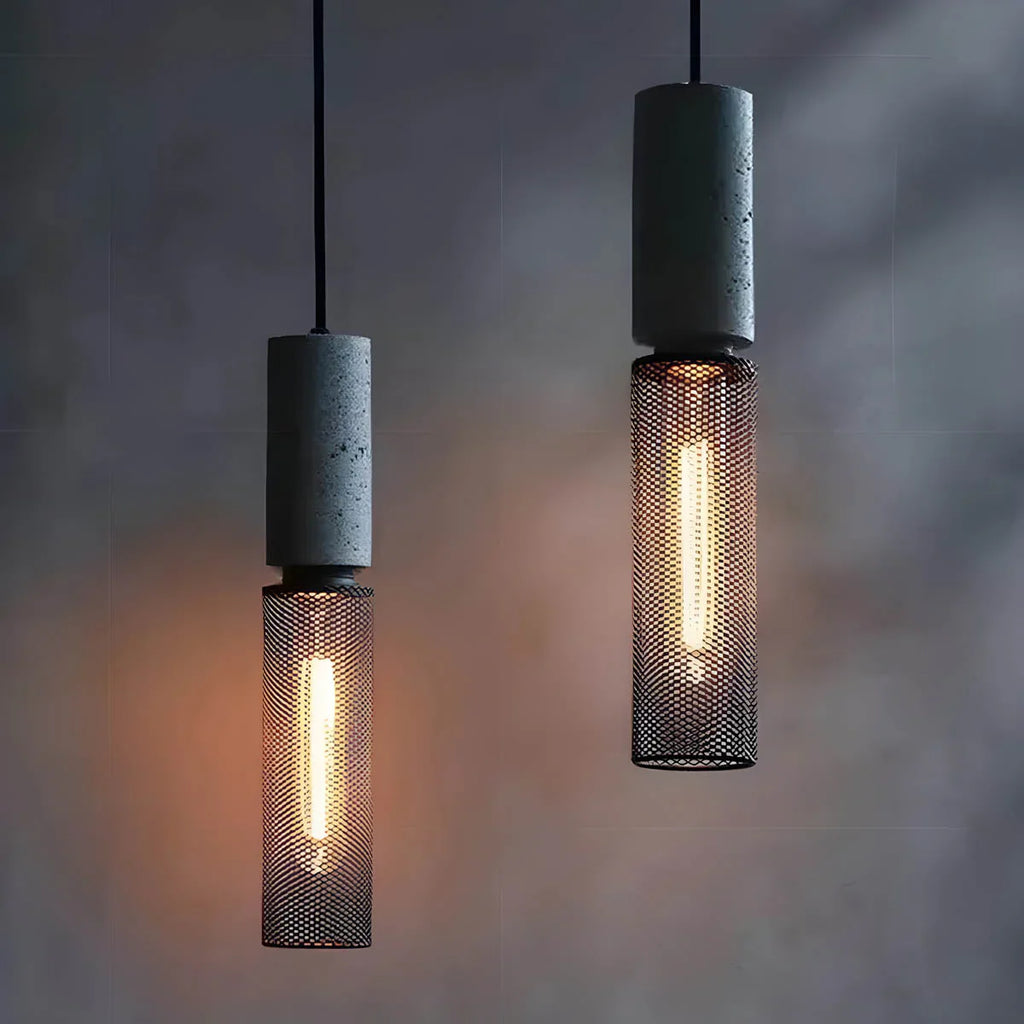 Lampa wisząca LED industrialna klatkowa