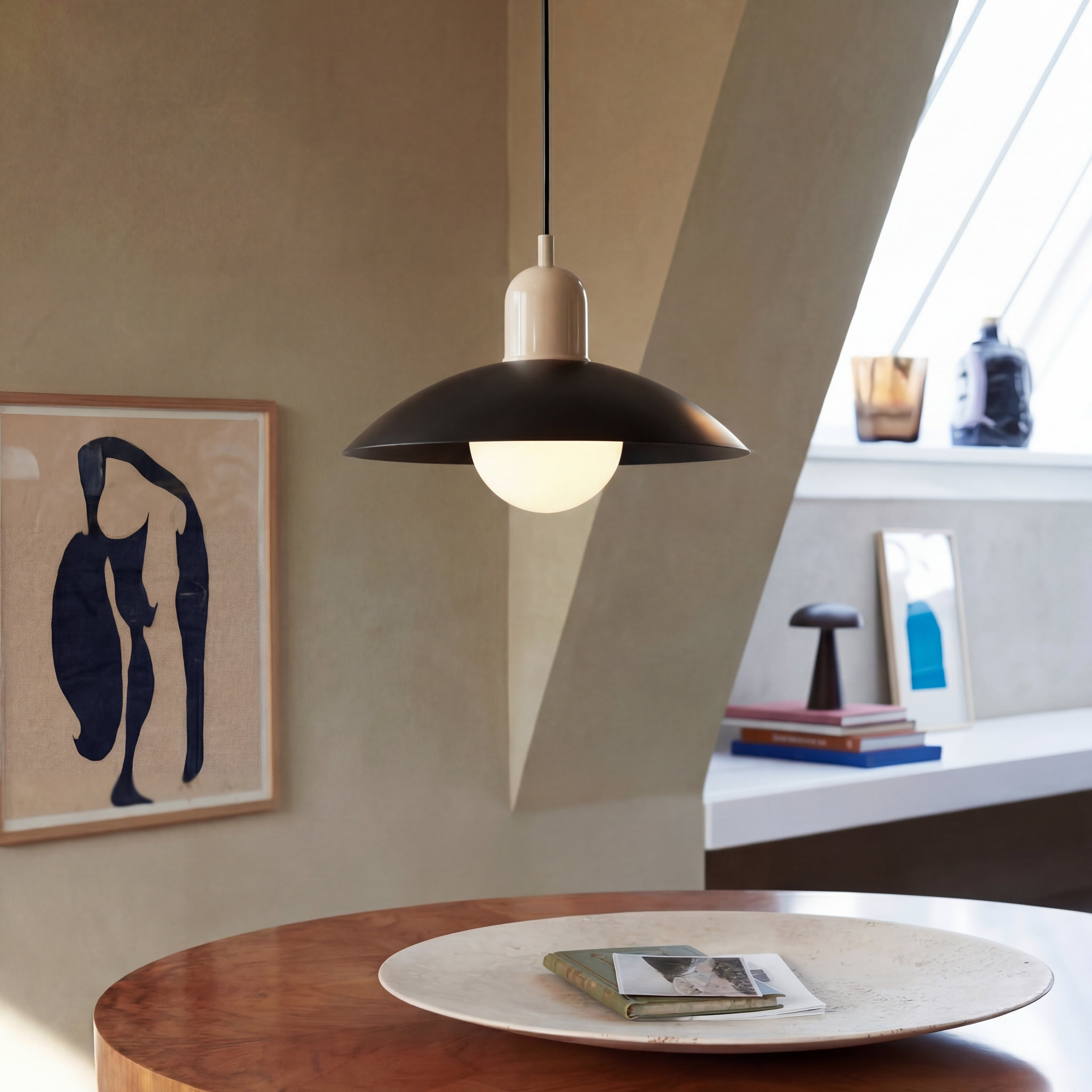Lampa wisząca LED kopułowa minimalistyczna nowoczesna