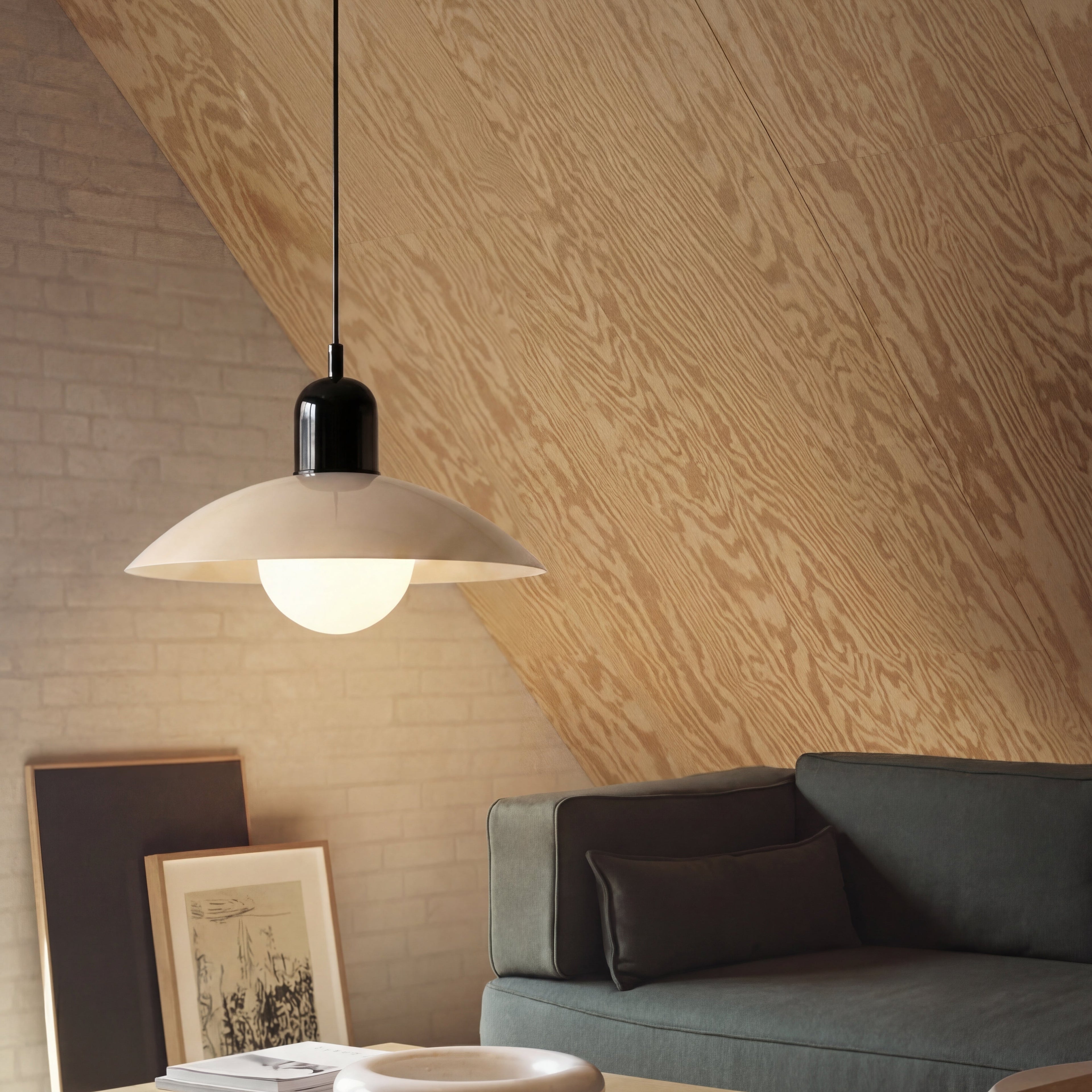 Lampa wisząca LED kopułowa minimalistyczna nowoczesna