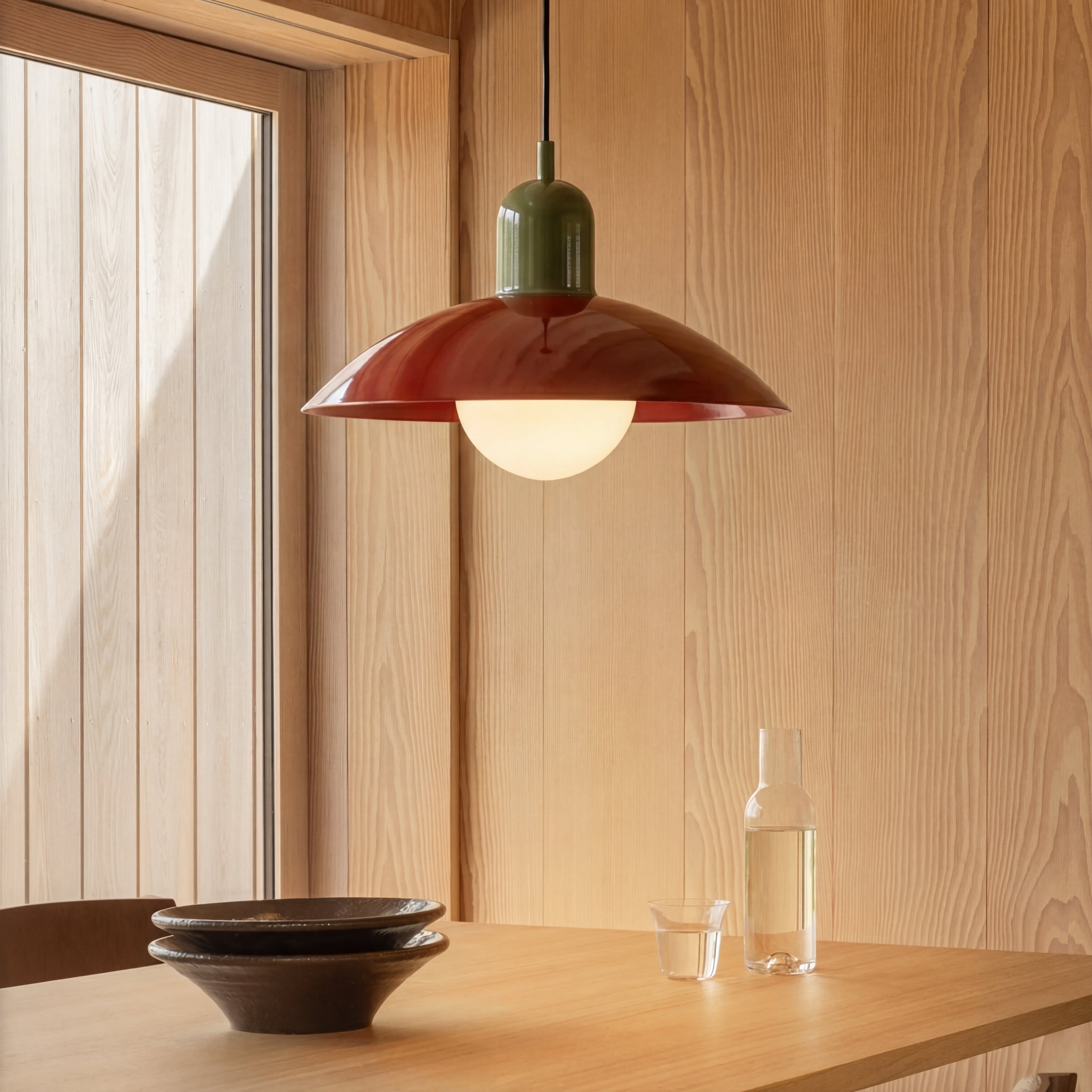 Lampa wisząca LED kopułowa minimalistyczna nowoczesna