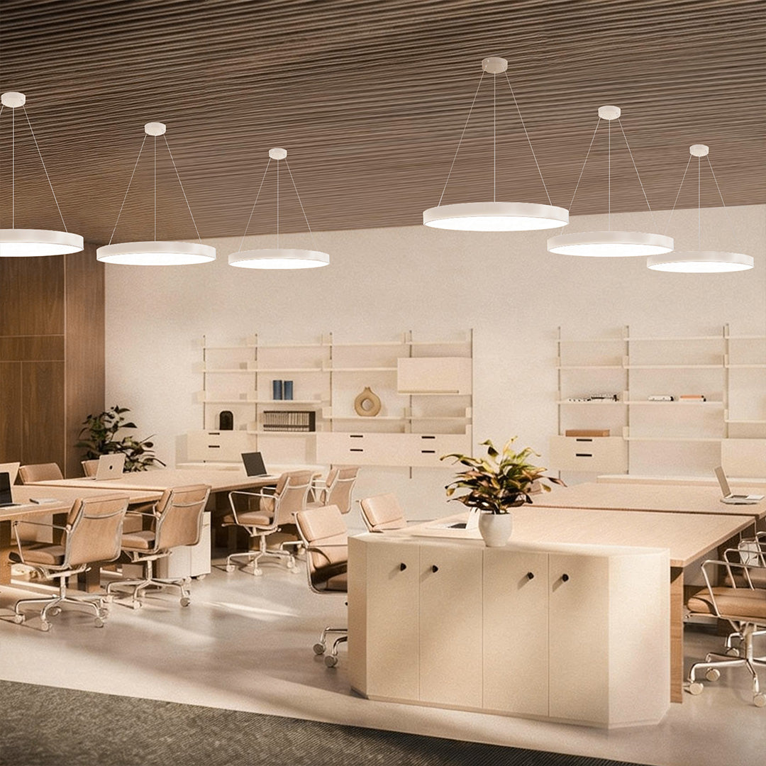 Lampa wisząca LED nowoczesna biurowa