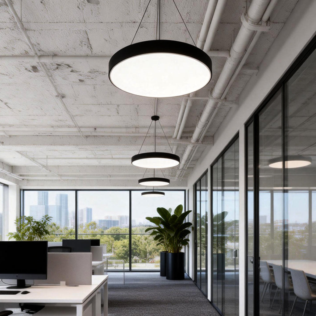 Lampa wisząca LED nowoczesna biurowa