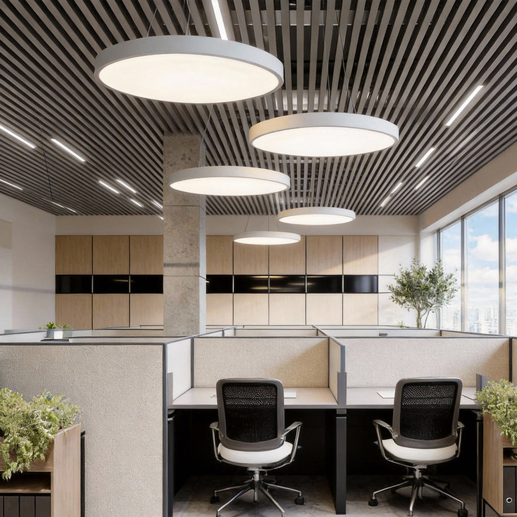 Lampa wisząca LED nowoczesna biurowa