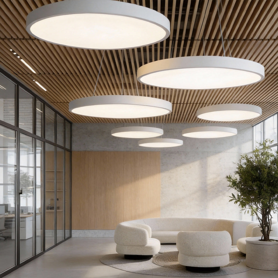 Lampa wisząca LED nowoczesna biurowa
