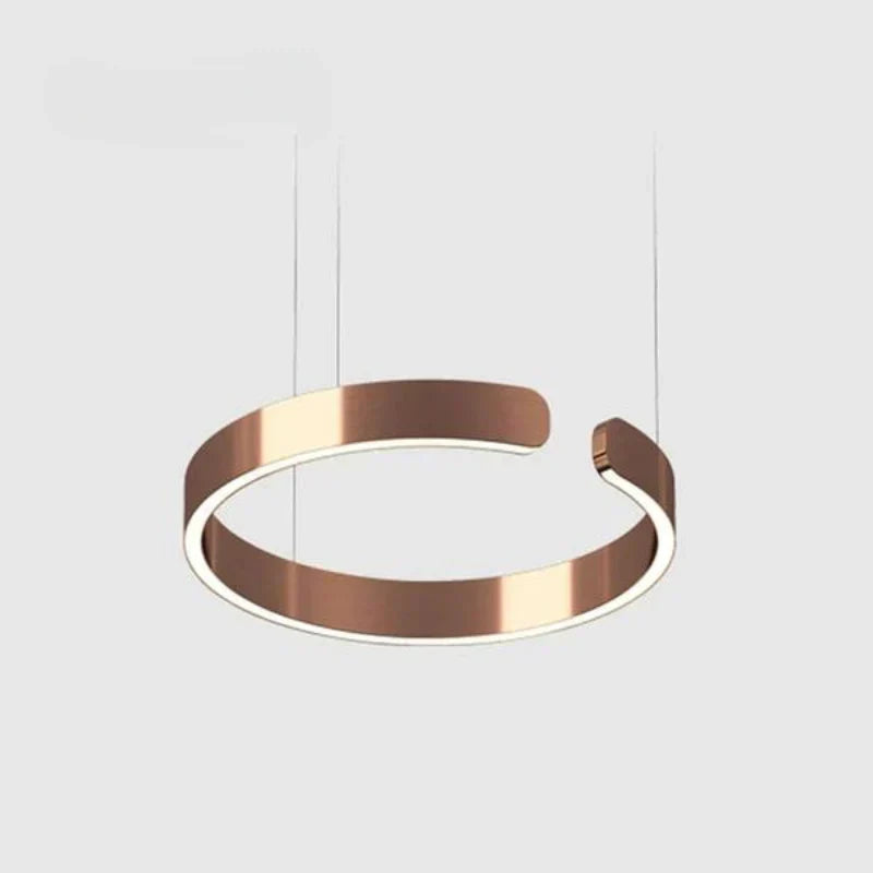 Lampa wisząca LED nowoczesna pierścieniowa minimalistyczna