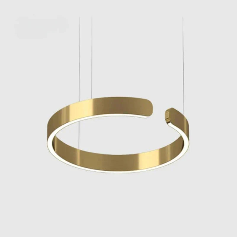 Lampa wisząca LED nowoczesna pierścieniowa minimalistyczna