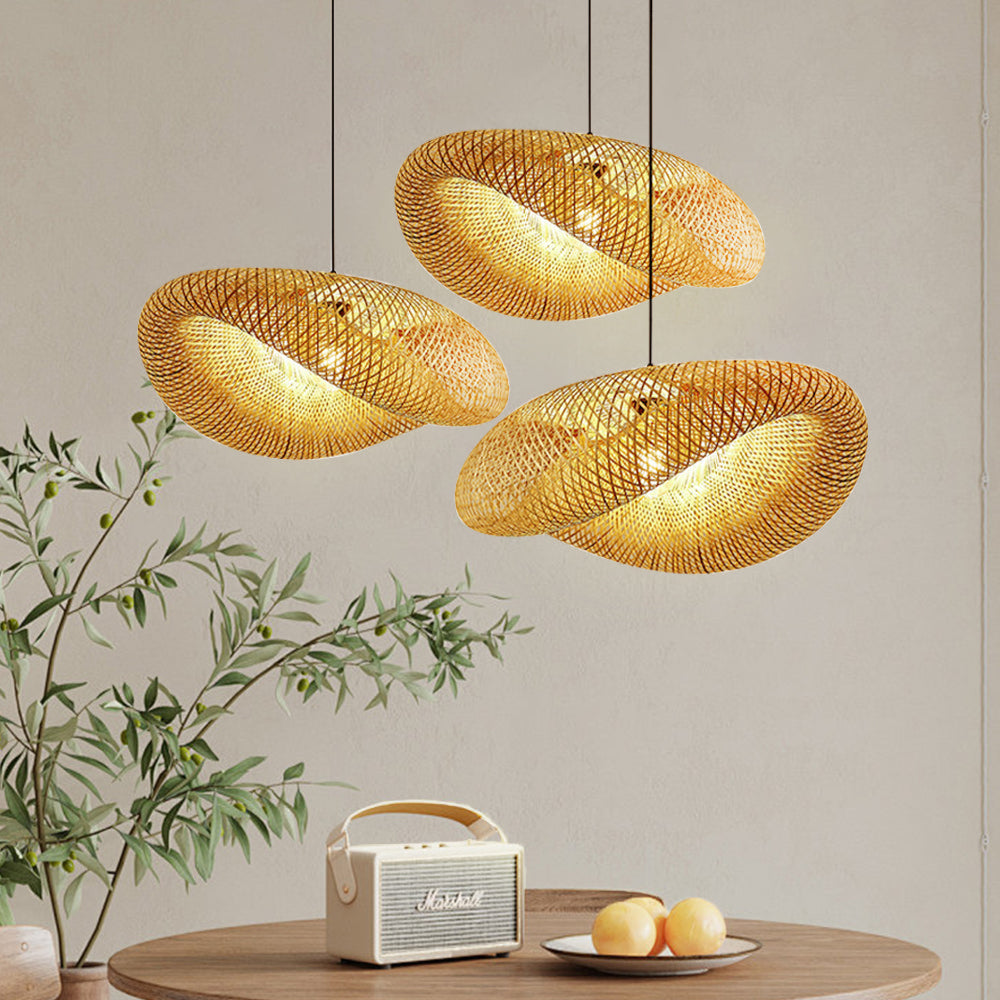 Lampa wisząca LED pleciona dekoracyjna nowoczesna