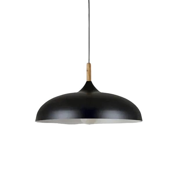 Lampa wisząca LED z kopułowym kloszem nad stół jadalniany