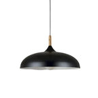 Lampa wisząca LED z kopułowym kloszem nad stół jadalniany