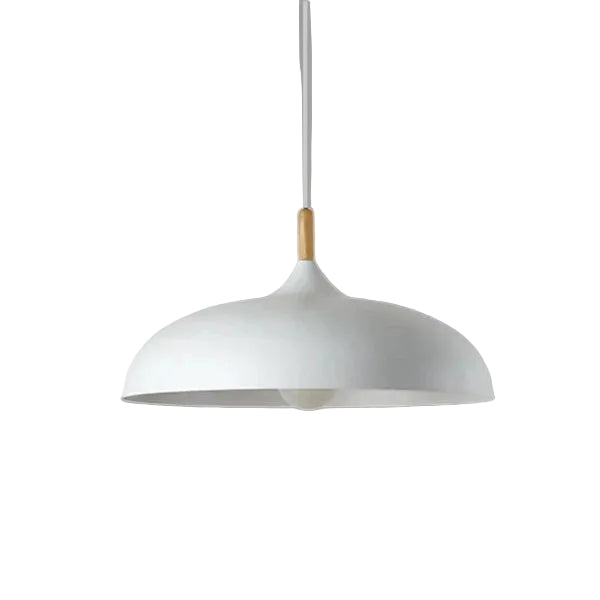 Lampa wisząca LED z kopułowym kloszem nad stół jadalniany